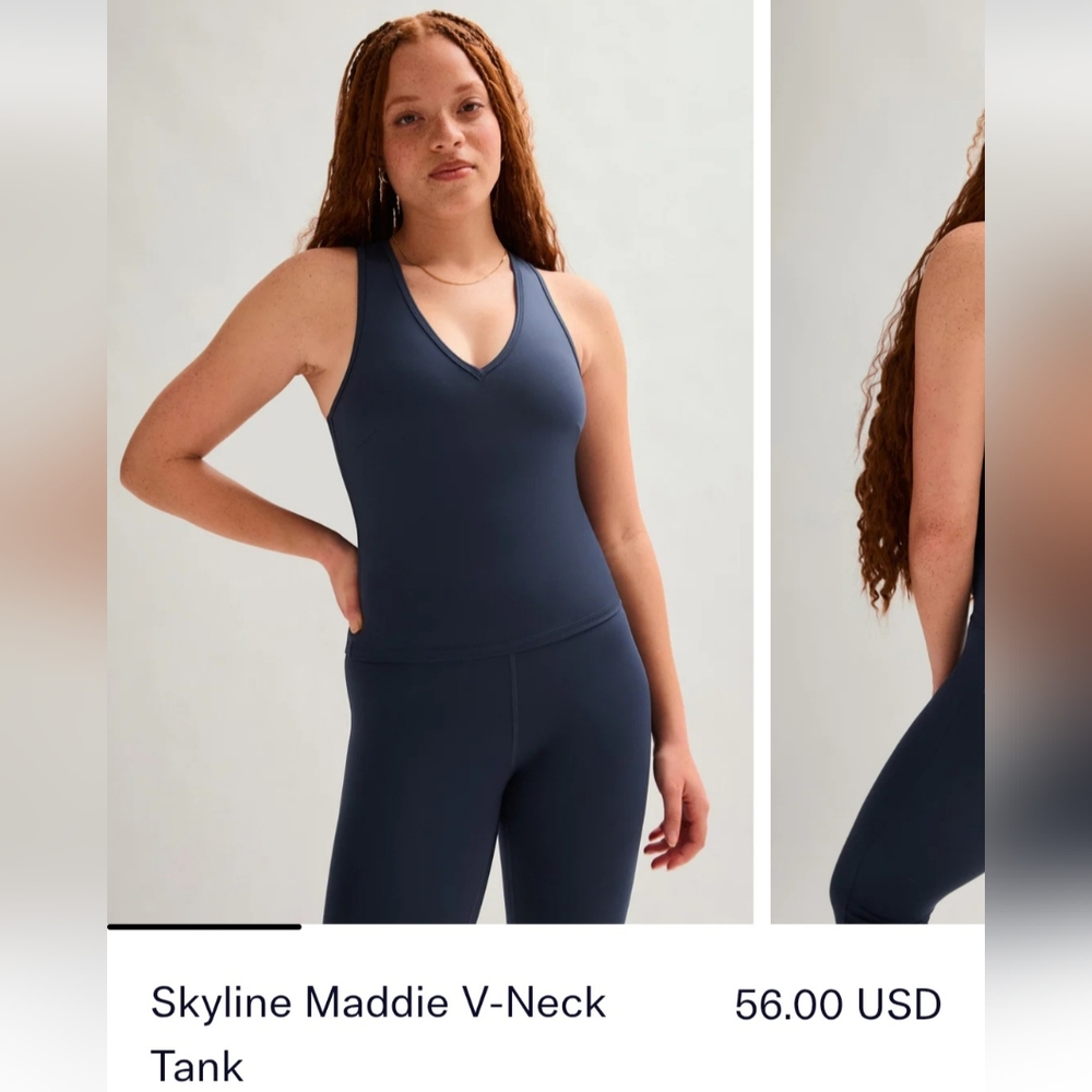 Skyline Maddie V-Neck Tank Top - Picture 4 of 4
